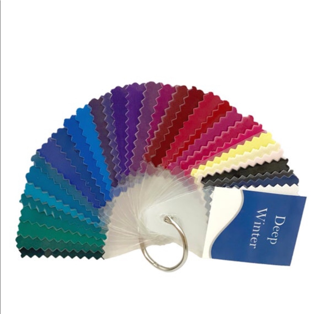 Deep Winter 25 card Seasonal Color Fans - Style Solutions for You